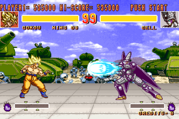 Test du jeu vidéo Dragon Ball Z 2 : Super Battle sur Arcade • Emu Nova