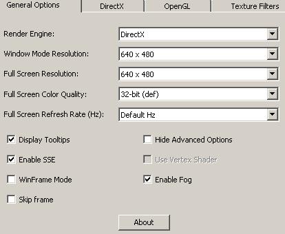 Les différentes options du plugin Rice's Video