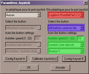 Tuto WinVICE - paramètres des joysticks