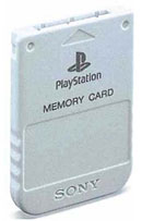 PlayStation: Carte mémoire